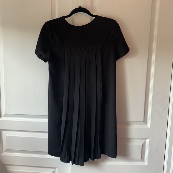 Zara Black Dress with Pleated Back - Picture 4 of 4